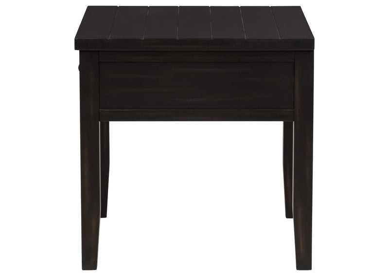 710578-S3 Concord 3-piece Coffee and End Table Set Distressed Java