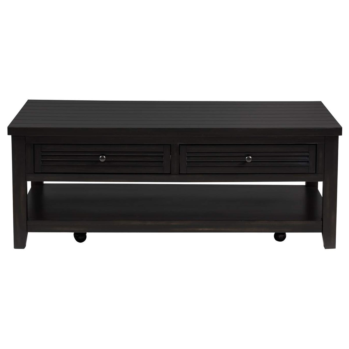710578-S3 Concord 3-piece Coffee and End Table Set Distressed Java