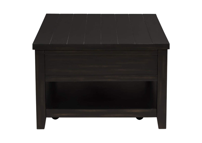 710578-S3 Concord 3-piece Coffee and End Table Set Distressed Java