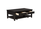 710578 Concord 2-drawer Rectangular Coffee Table Distressed Java