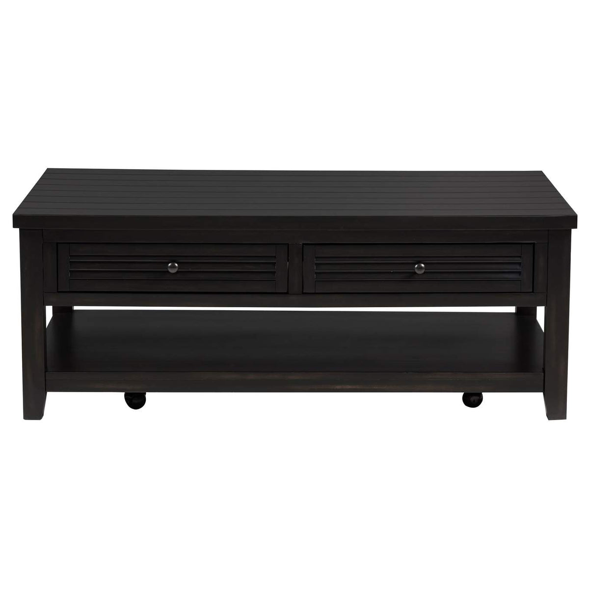 710578 Concord 2-drawer Rectangular Coffee Table Distressed Java
