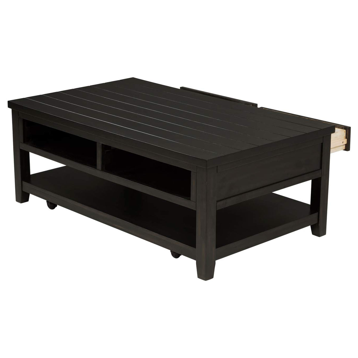 710578 Concord 2-drawer Rectangular Coffee Table Distressed Java
