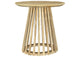 710607 Touhy Round Solid Wood End Side Table Natural Mango