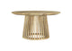 710608 Touhy Round Solid Wood Cocktail Coffee Table Natural Mango
