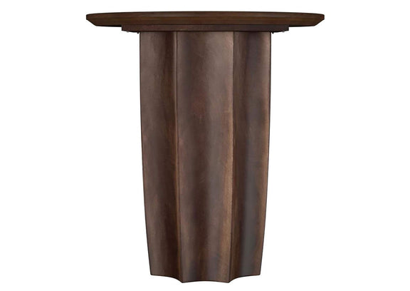 710778-S2 Cayenne 2-piece Solid Mango Wood Coffee Table Set Walnut