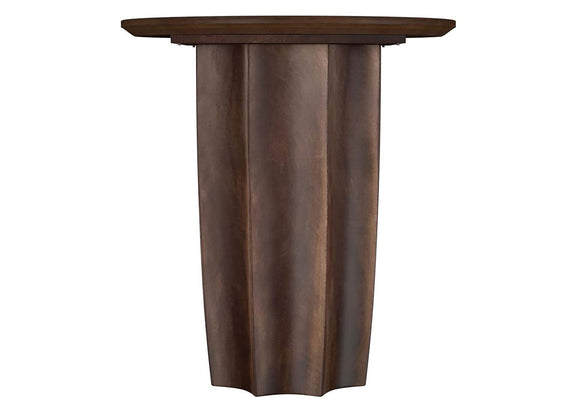 710778-S3 Cayenne 3-piece Solid Mango Wood Coffee Table Set Walnut