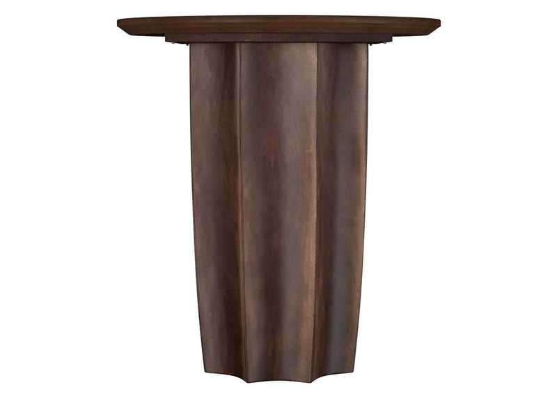 710778-S3 Cayenne 3-piece Solid Mango Wood Coffee Table Set Walnut