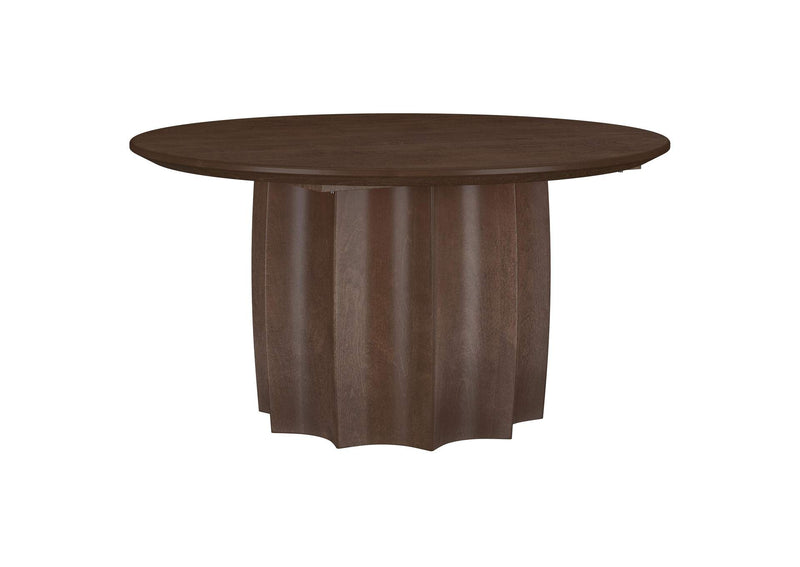 710778-S3 Cayenne 3-piece Solid Mango Wood Coffee Table Set Walnut
