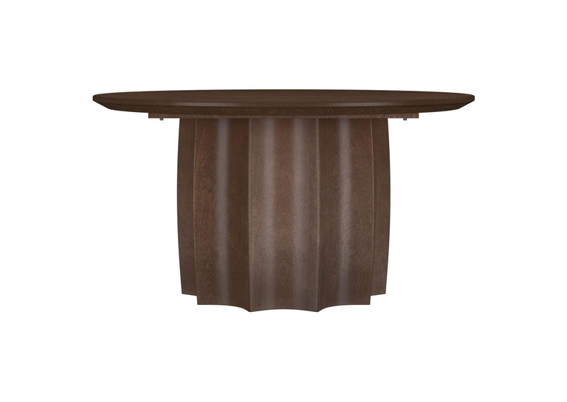 710778-S3 Cayenne 3-piece Solid Mango Wood Coffee Table Set Walnut