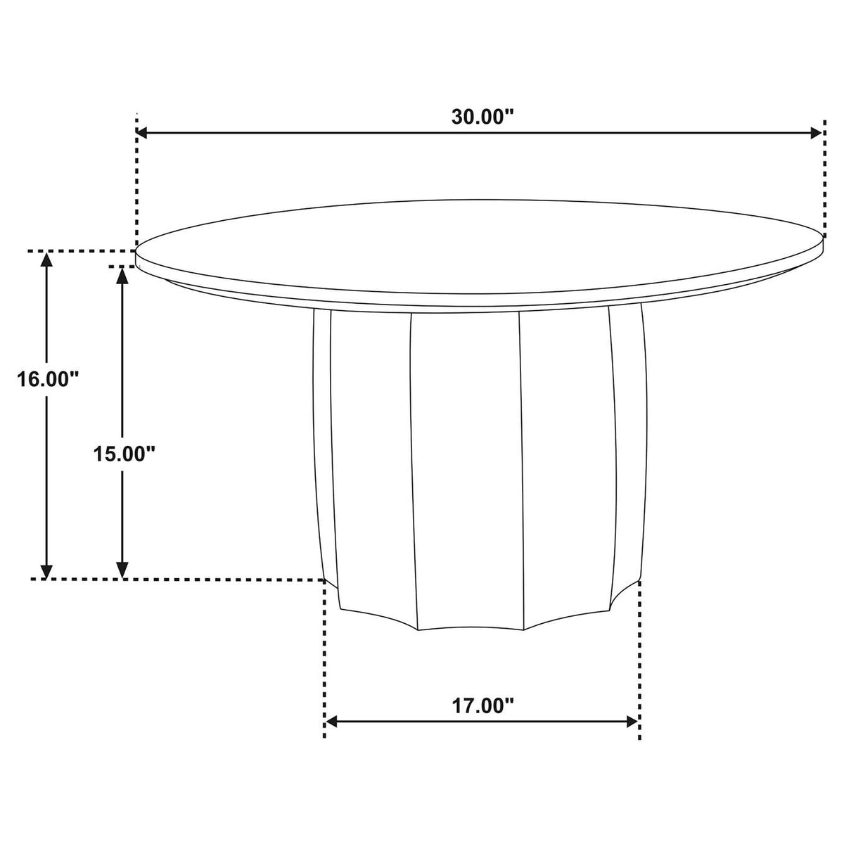 710778 Cayenne Solid Mango Wood Cocktail Coffee Table Walnut