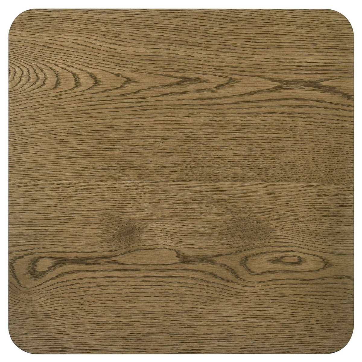 710857 Castlewood Engineered Wood Accent Side End Table Brown Oak