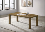 710858 Castlewood Engineered Wood Cocktail Coffee Table Brown Oak
