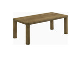 710858 Castlewood Engineered Wood Cocktail Coffee Table Brown Oak