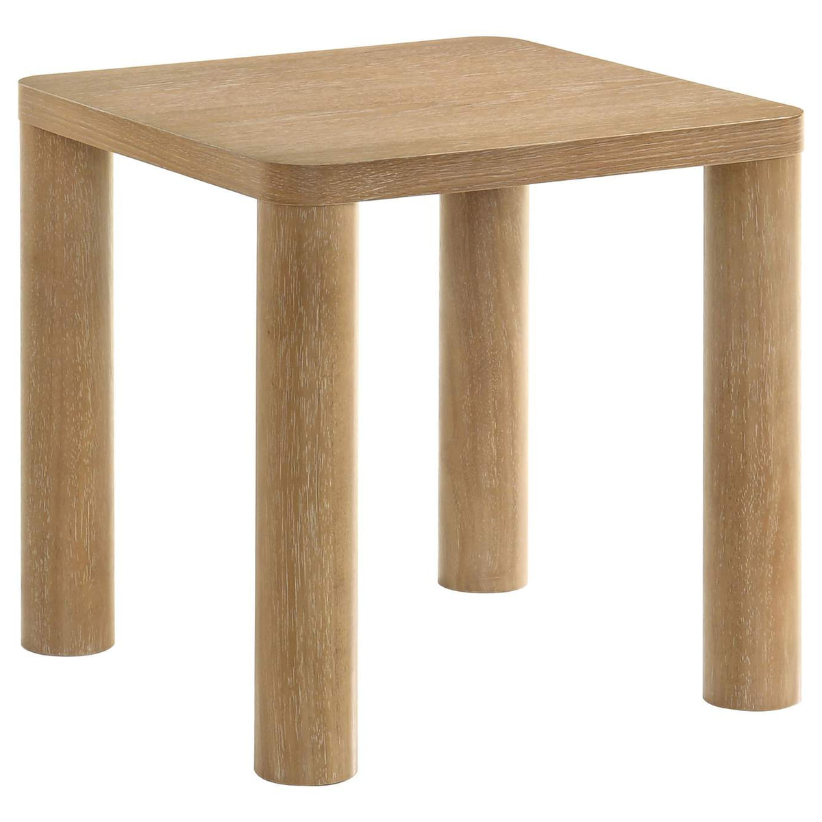 710868-S3 Castlewood 3-piece Cocktail Coffee Table Set Light Oak