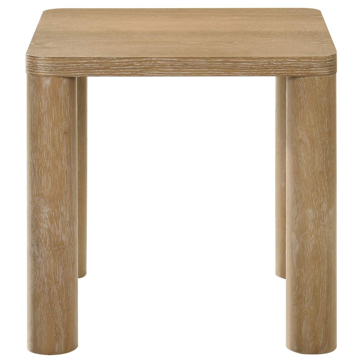 710868-S3 Castlewood 3-piece Cocktail Coffee Table Set Light Oak