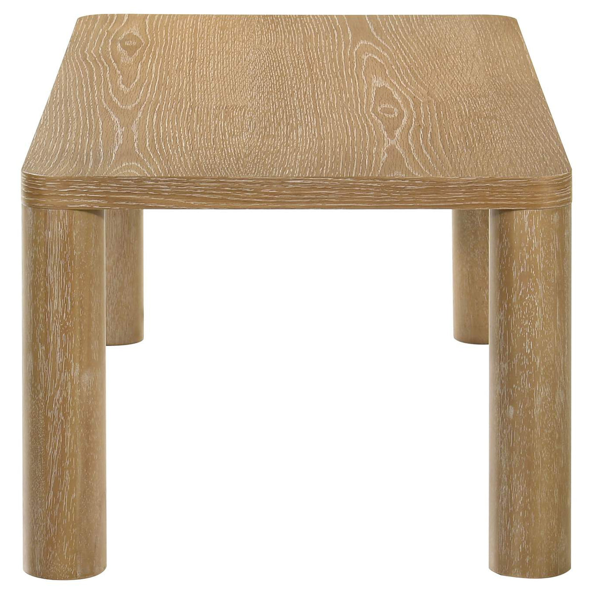 710868 Castlewood Engineered Wood Cocktail Coffee Table Light Oak