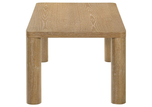 710868 Castlewood Engineered Wood Cocktail Coffee Table Light Oak