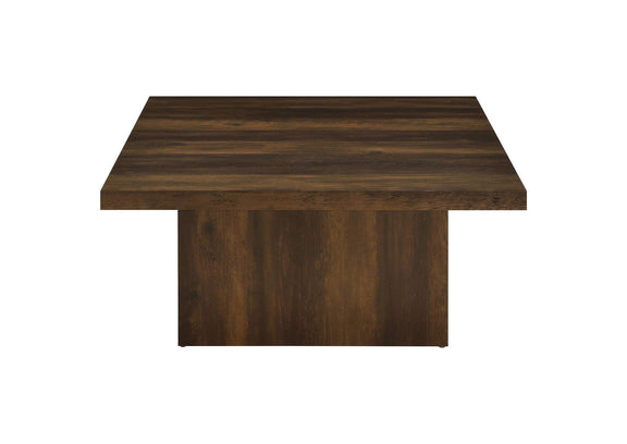 710888-S3 Devar 3-piece Square Coffee and End Table Set Dark Pine