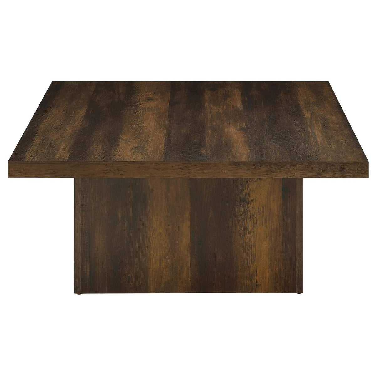 710888-S3 Devar 3-piece Square Coffee and End Table Set Dark Pine