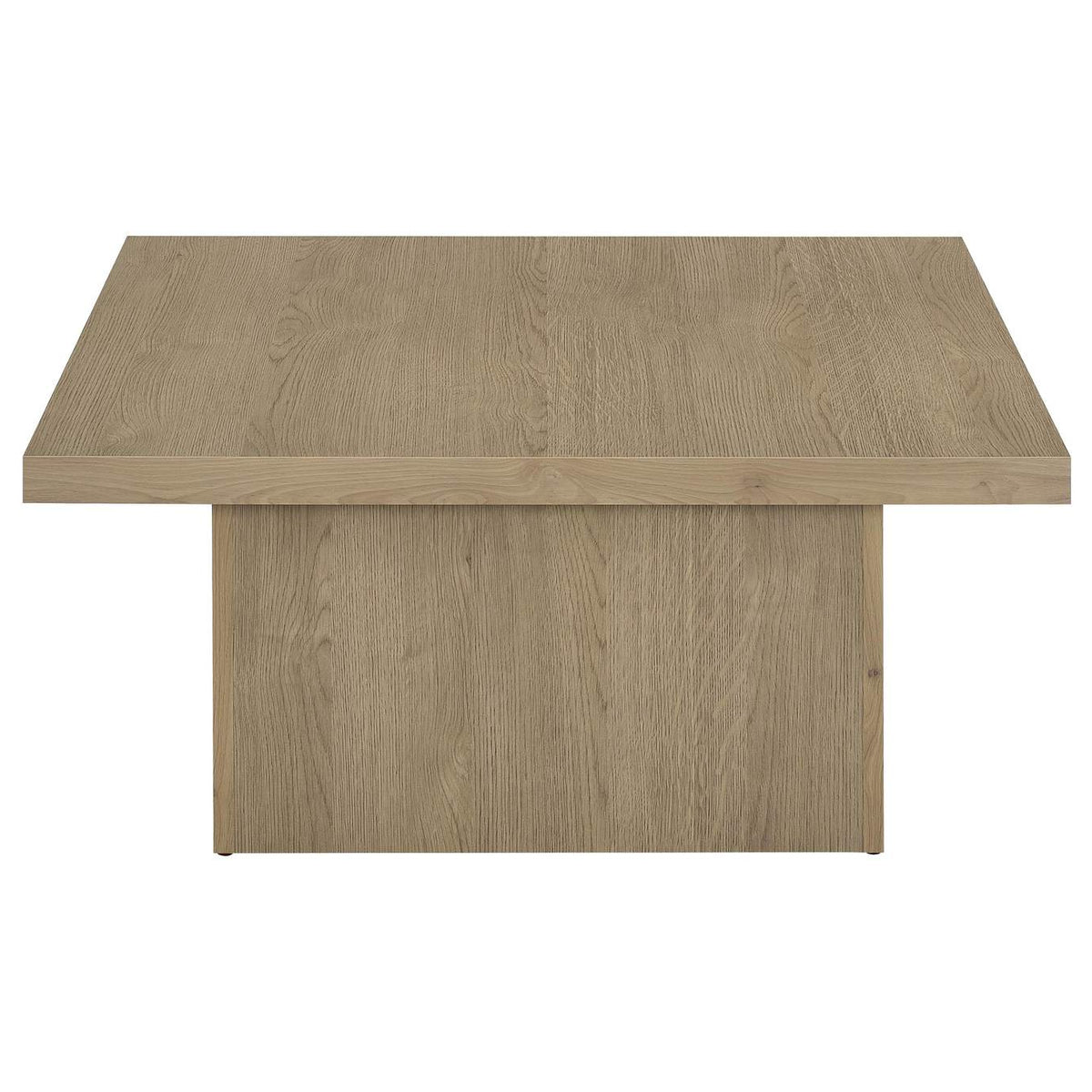 710918-S2 Devar 2-piece Square Cocktail Coffee End Table Set Latte