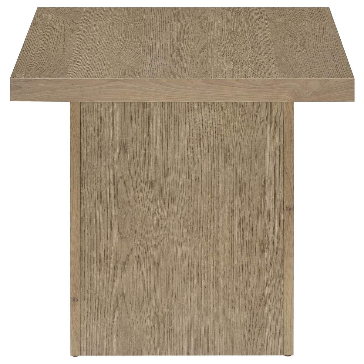 710918-S3 Devar 3-piece Square Cocktail Coffee End Table Set Latte