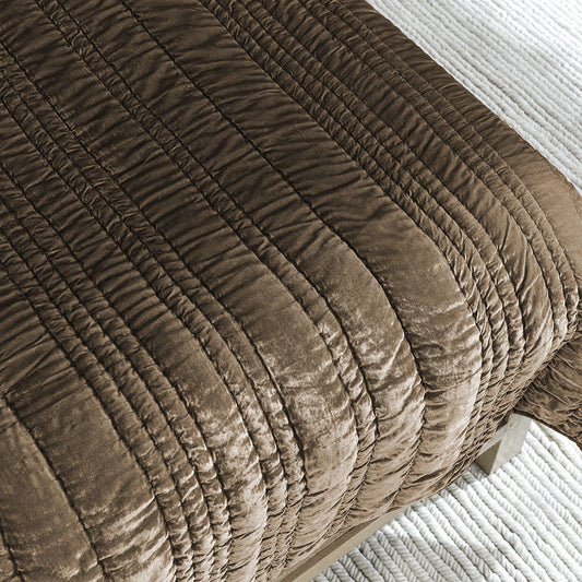 Seville - Queen Quilt Set - Desert Taupe