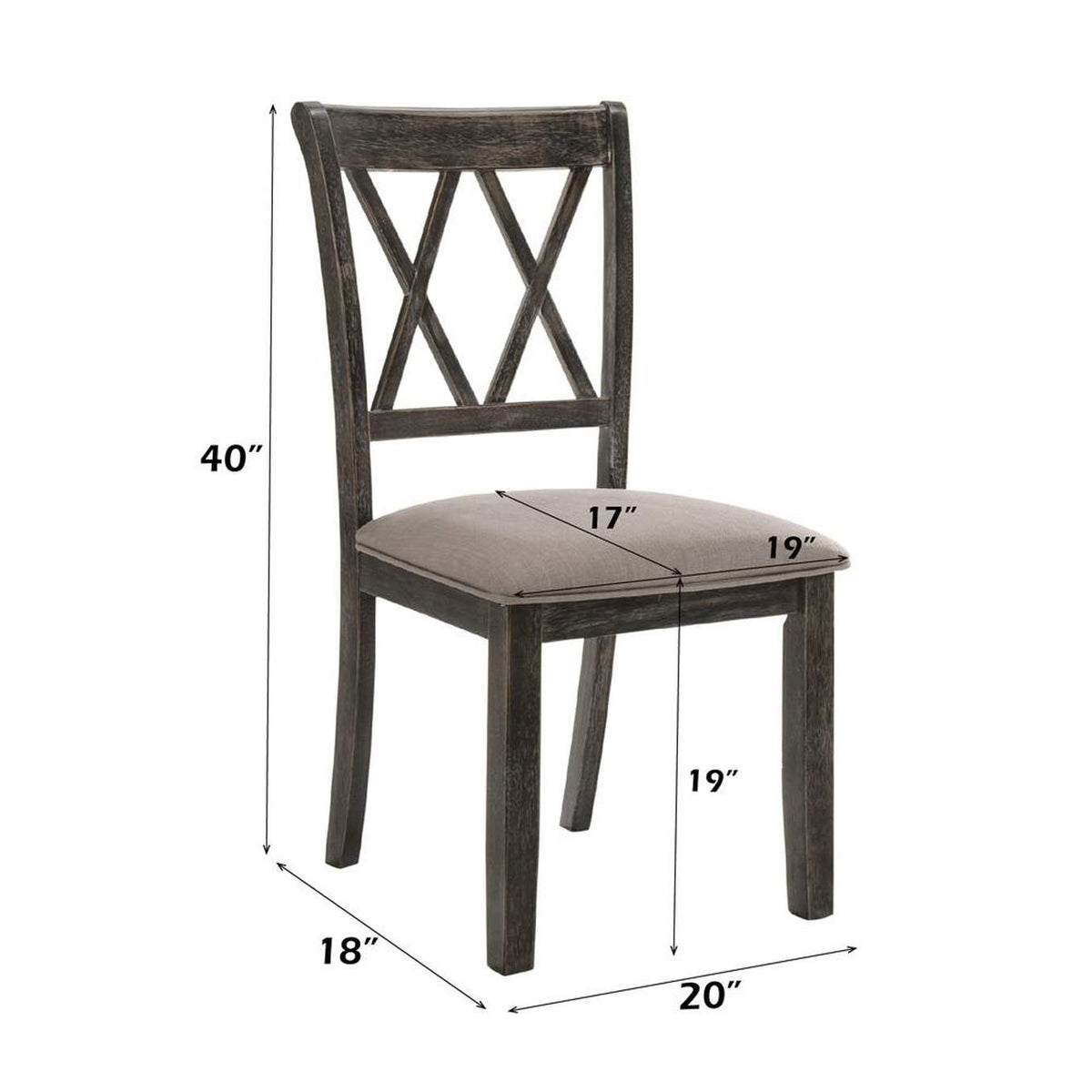71882 Claudia Ii Side Chair - Set of 2