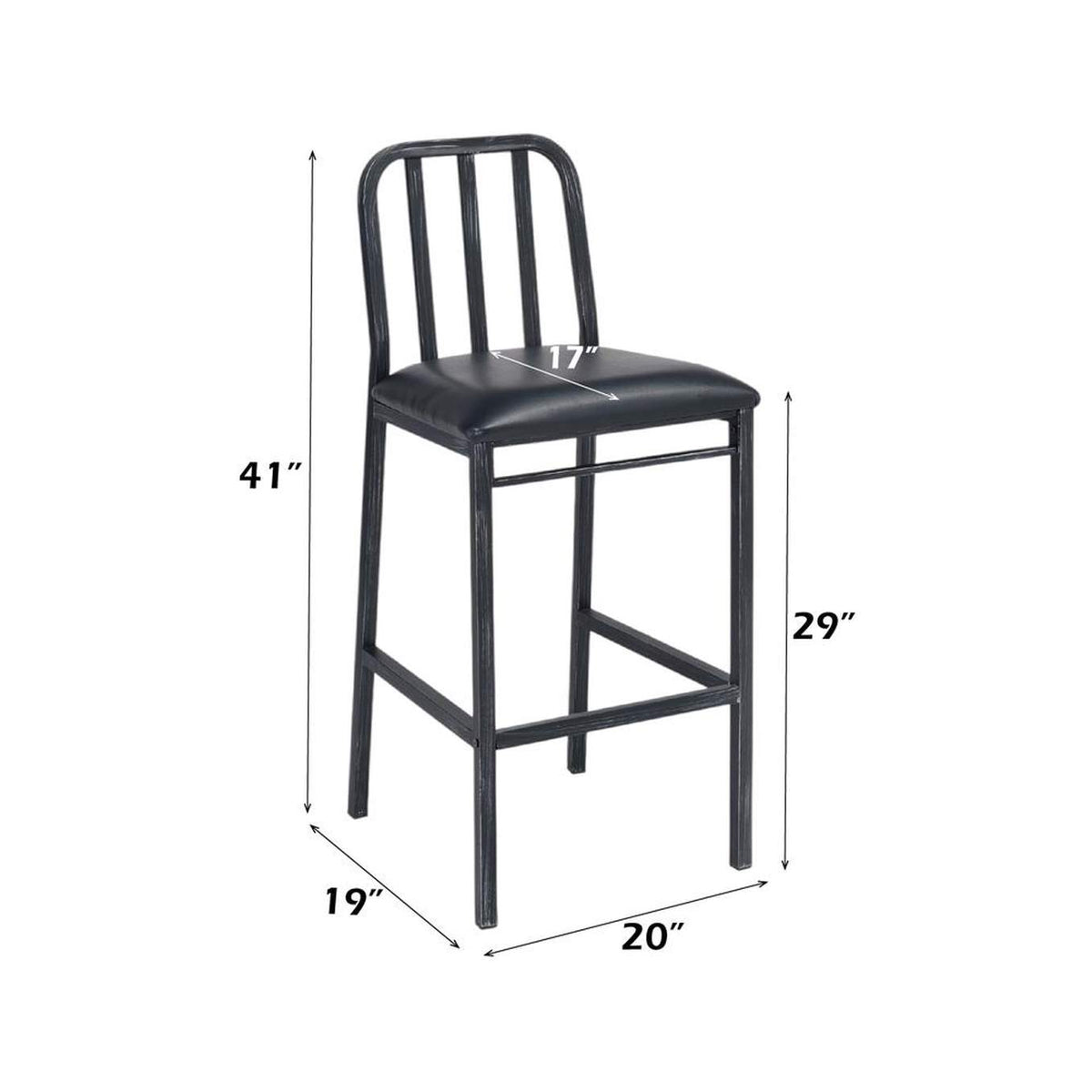 71992 Jodie Bar Chair - Set of 2