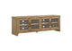 720130 Brenham 79-inch 4-door TV Stand Media Console Washed Oak