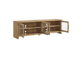 720130 Brenham 79-inch 4-door TV Stand Media Console Washed Oak