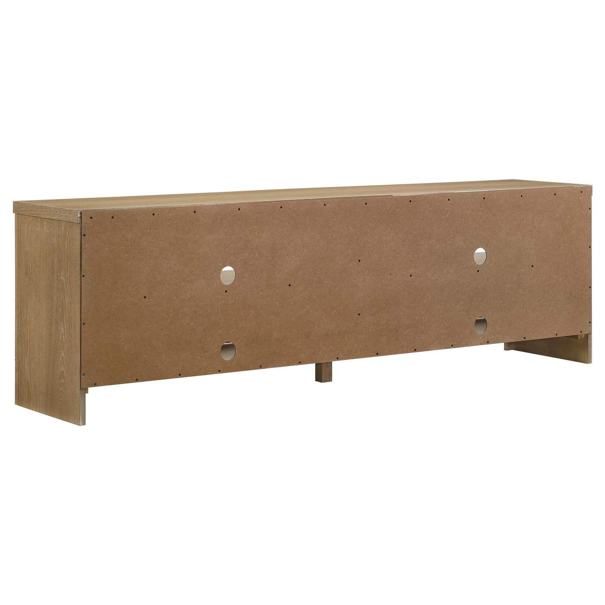 720130 Brenham 79-inch 4-door TV Stand Media Console Washed Oak