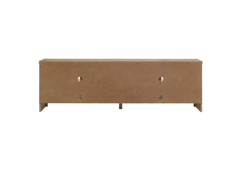 720130 Brenham 79-inch 4-door TV Stand Media Console Washed Oak
