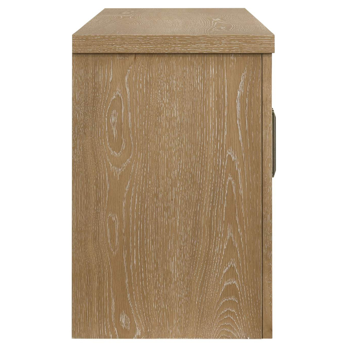 720130 Brenham 79-inch 4-door TV Stand Media Console Washed Oak