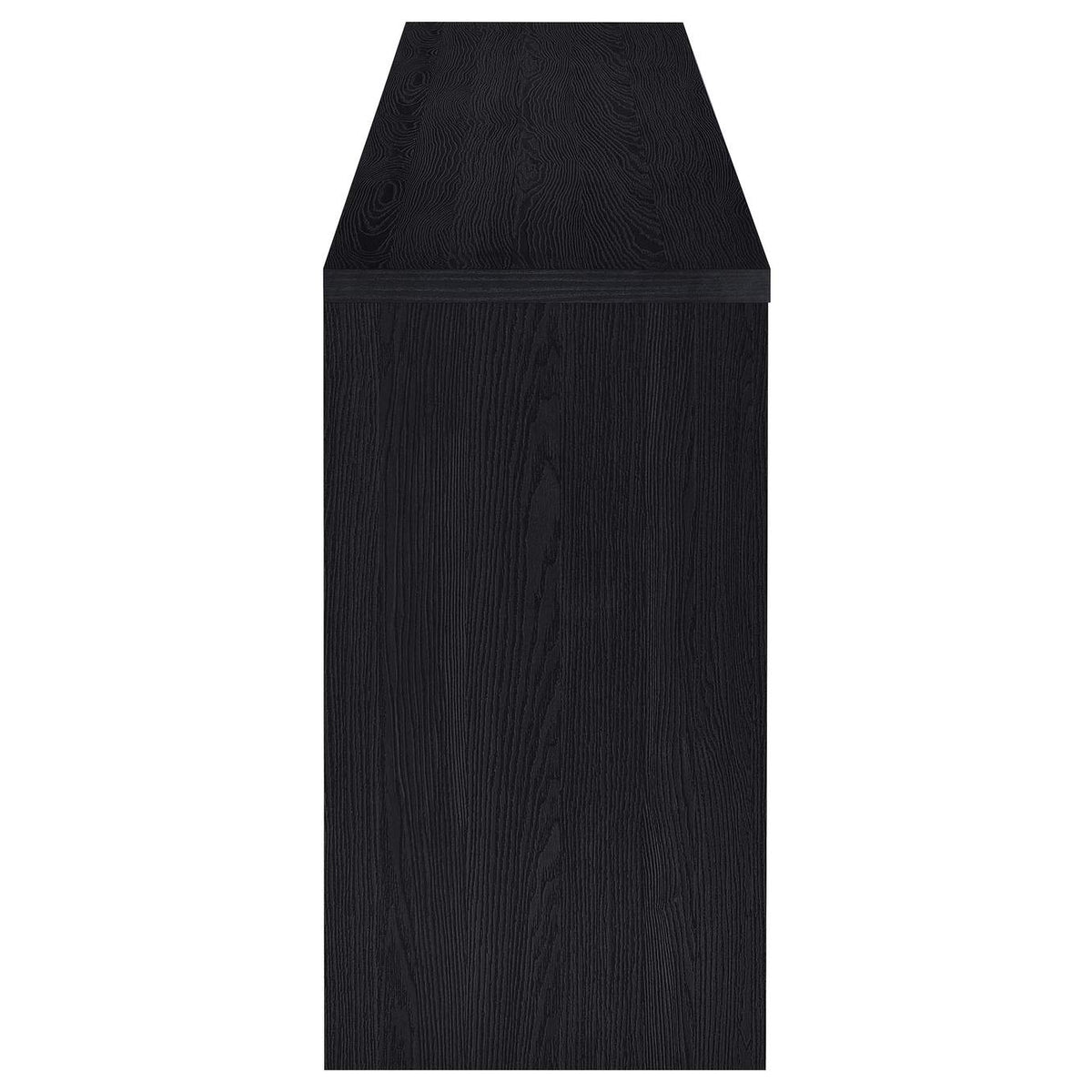 720223 Denison 79-inch 4-door TV Stand Media Console Black
