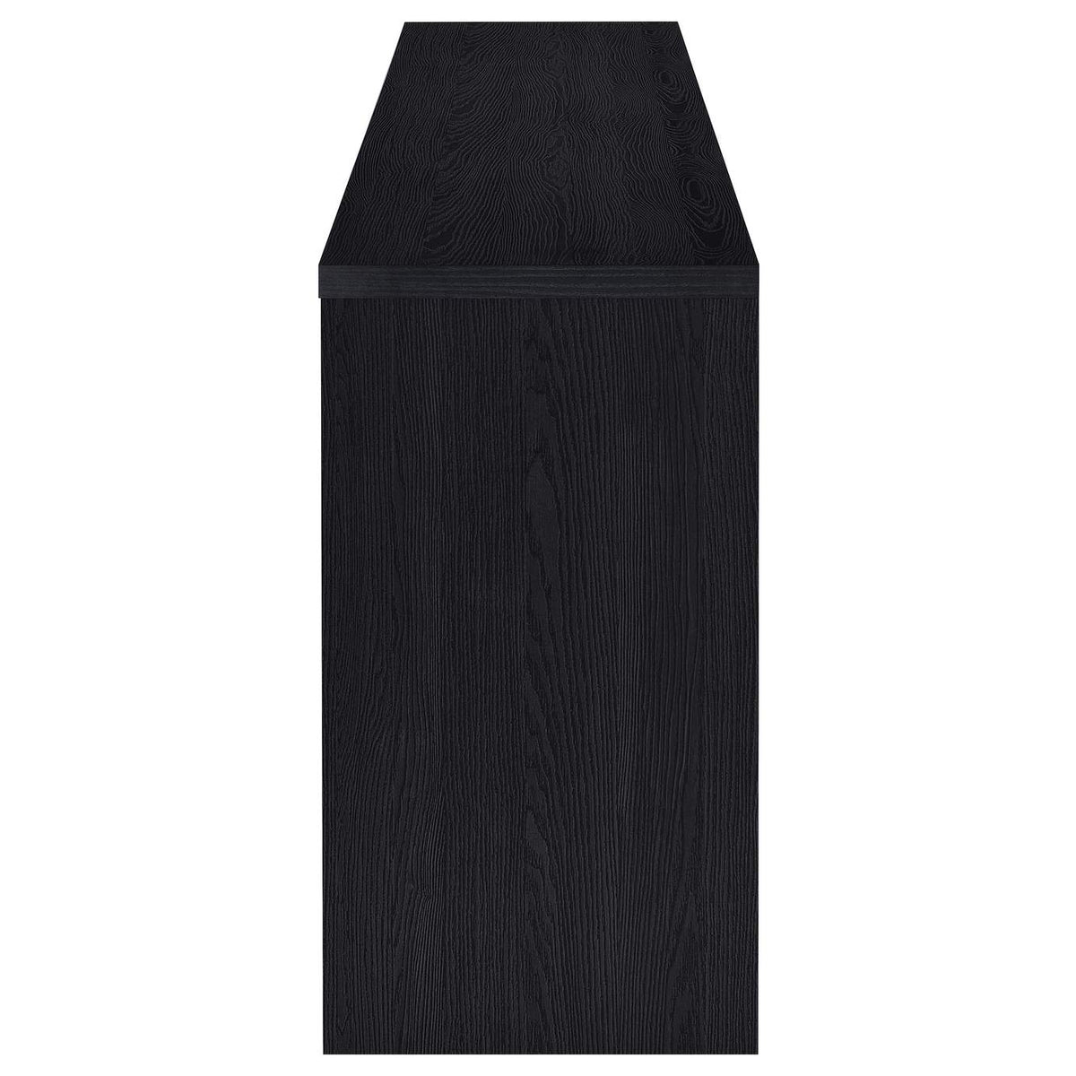 720223 Denison 79-inch 4-door TV Stand Media Console Black