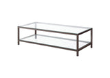 720228-S3 Trini 3-piece Coffee and End Table Set Black Nickel