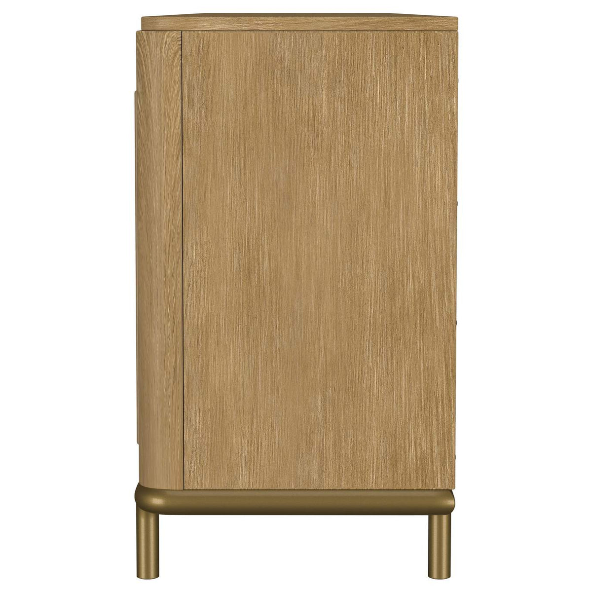 720253 Arini Rattan Cane 2-door TV Stand Media Console Sand Wash