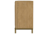 720253 Arini Rattan Cane 2-door TV Stand Media Console Sand Wash