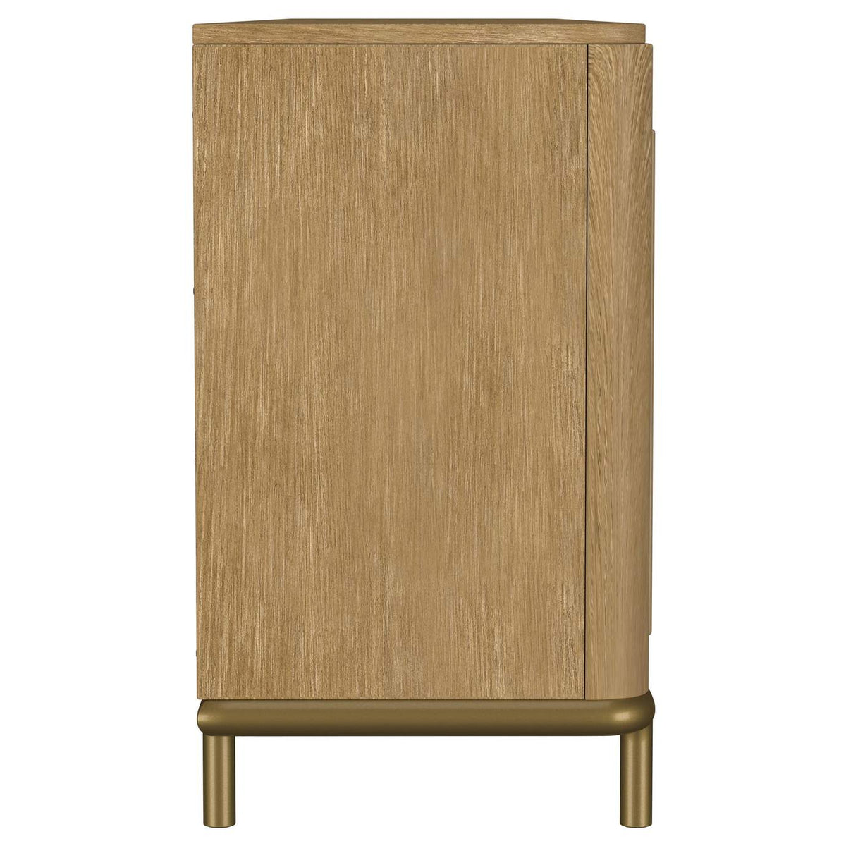 720253 Arini Rattan Cane 2-door TV Stand Media Console Sand Wash