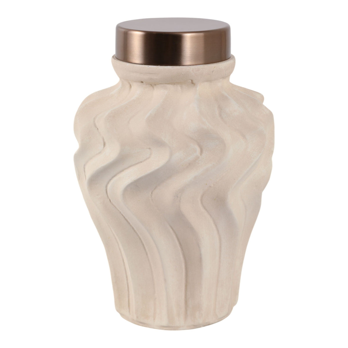 10" Bristol Small Eco-Mix Jar - Beige