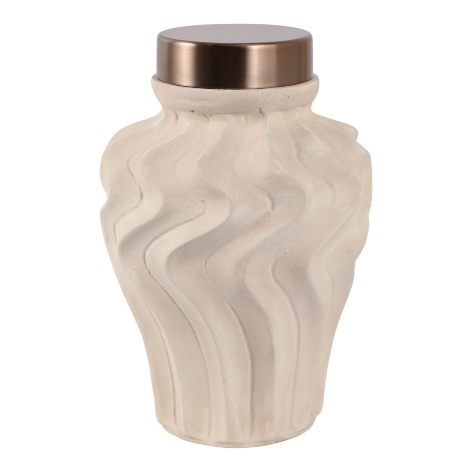 10" Bristol Small Eco-Mix Jar - Beige