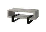 720878 Dinard Engineered Wood Cocktail Coffee Table Grey Driftwood