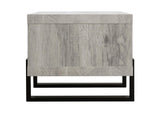 720878 Dinard Engineered Wood Cocktail Coffee Table Grey Driftwood