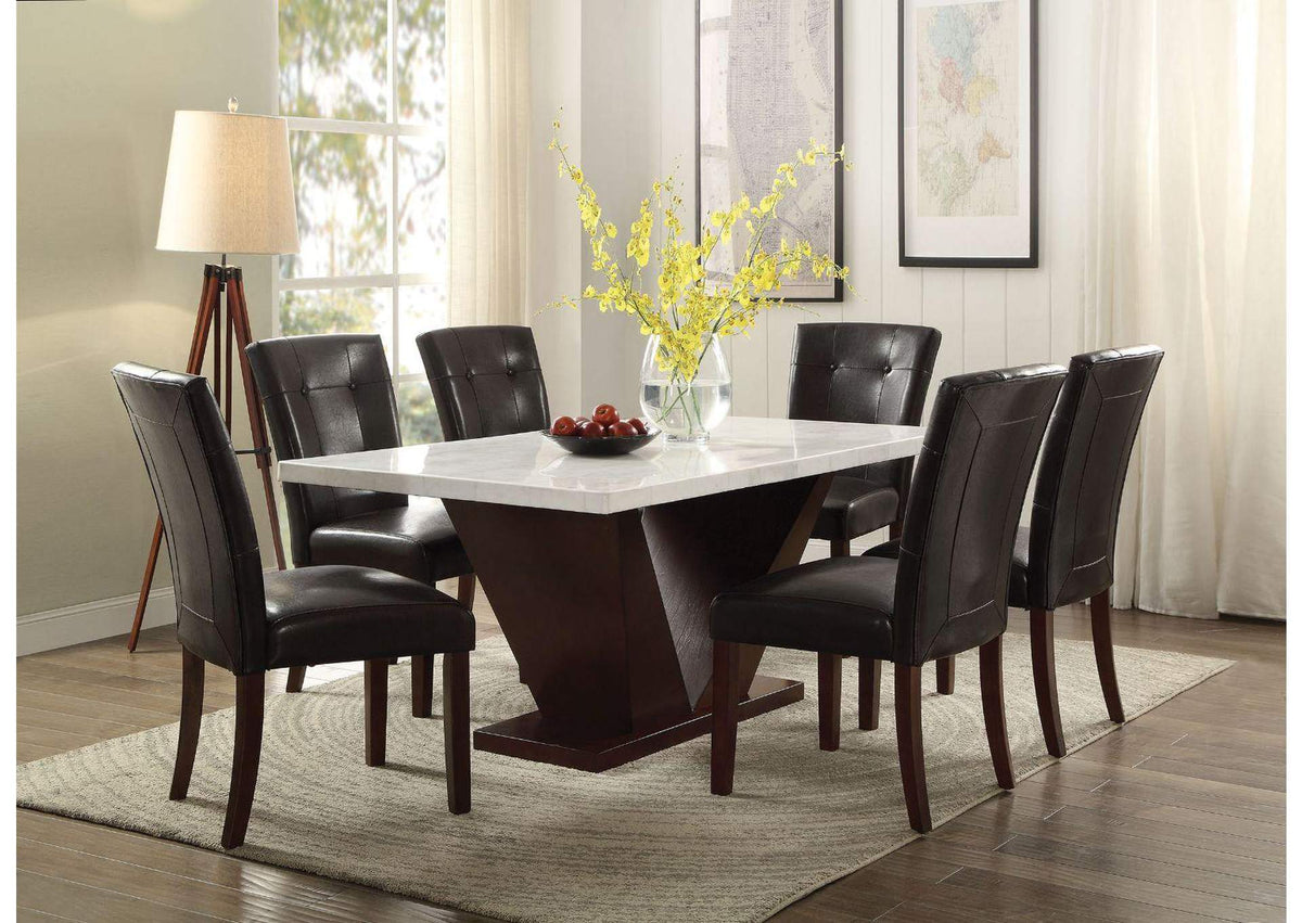 72120 Forbes Dining Table with Marble Top