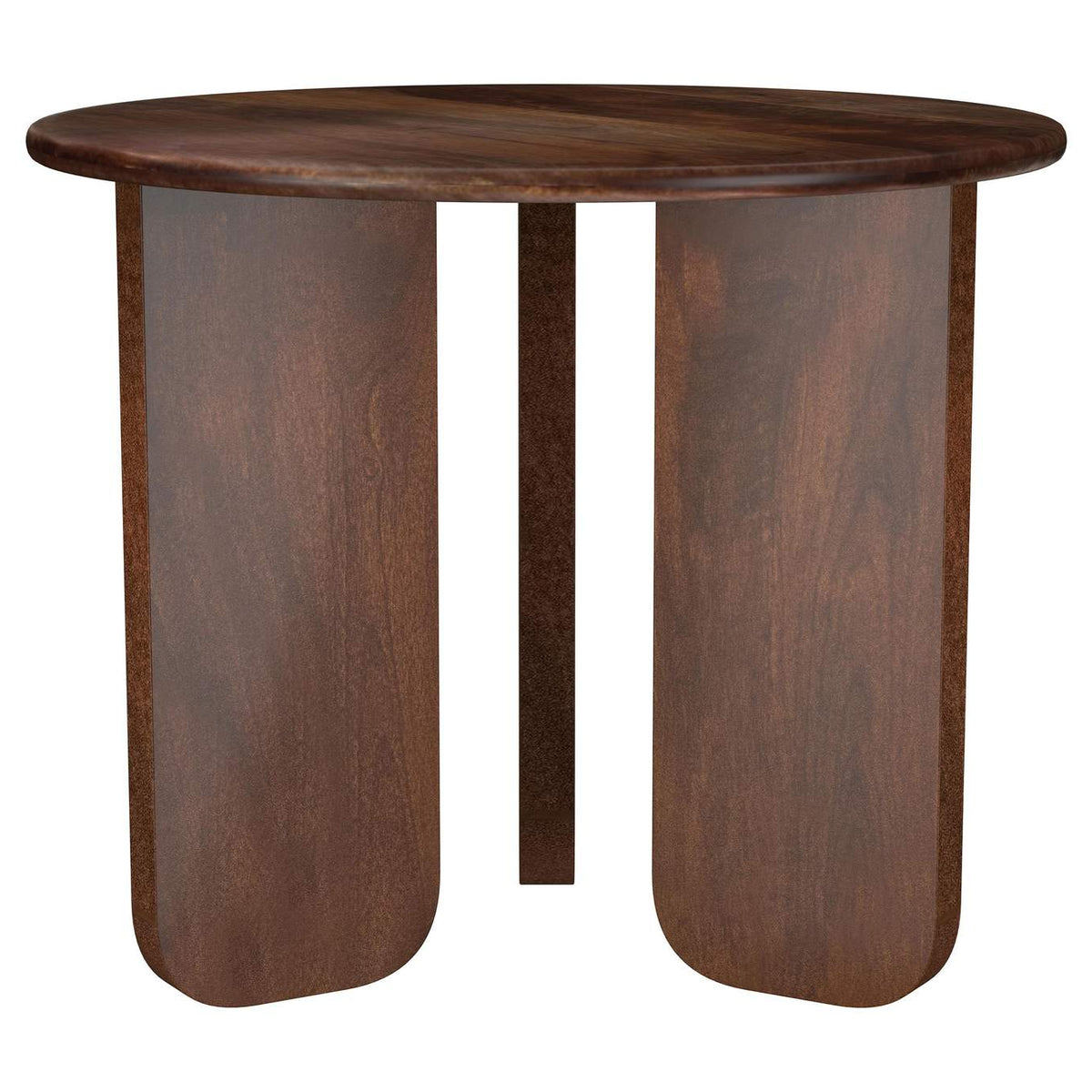 721998-S2 Dale 2-piece Solid Wood Coffee and End Table Set Brown