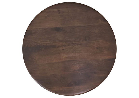 721998-S2 Dale 2-piece Solid Wood Coffee and End Table Set Brown