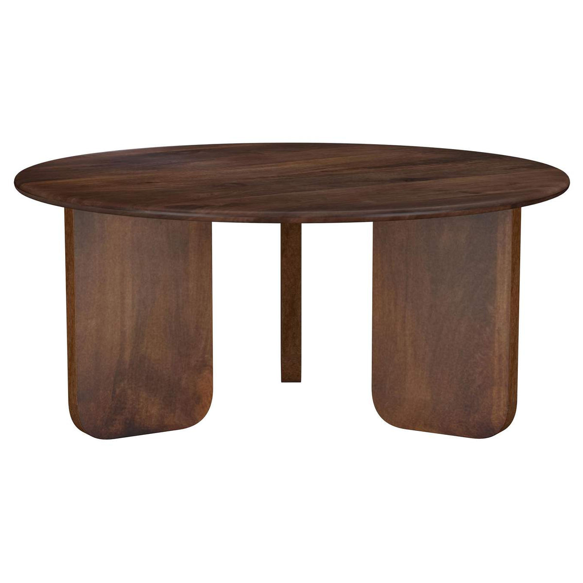 721998-S3 Dale 3-piece Solid Wood Coffee and End Table Set Brown