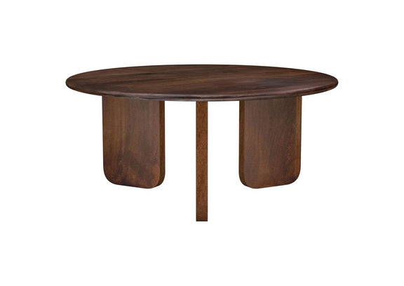 721998-S3 Dale 3-piece Solid Wood Coffee and End Table Set Brown