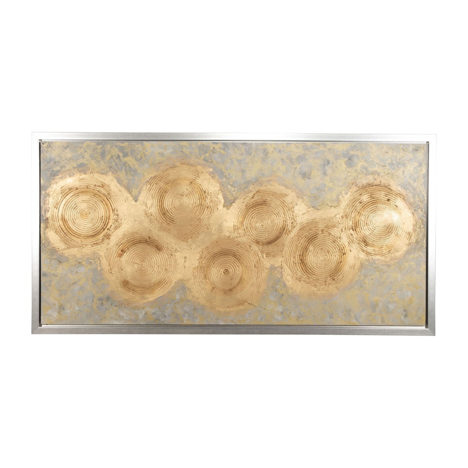 Hand Painted Golden Foil Rings - Gold / Ivory