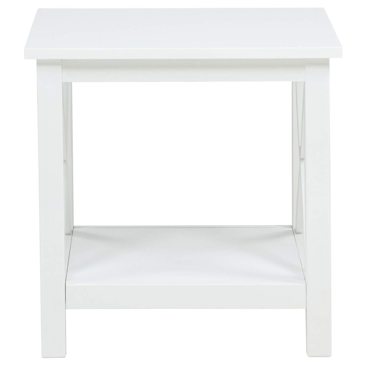 722088-S2 Skyview 2-piece Rectangular Lift Top Coffee Table Set White